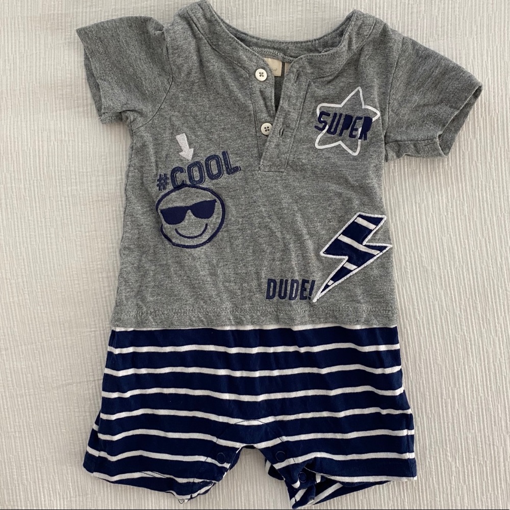 Baby boy romper shorts